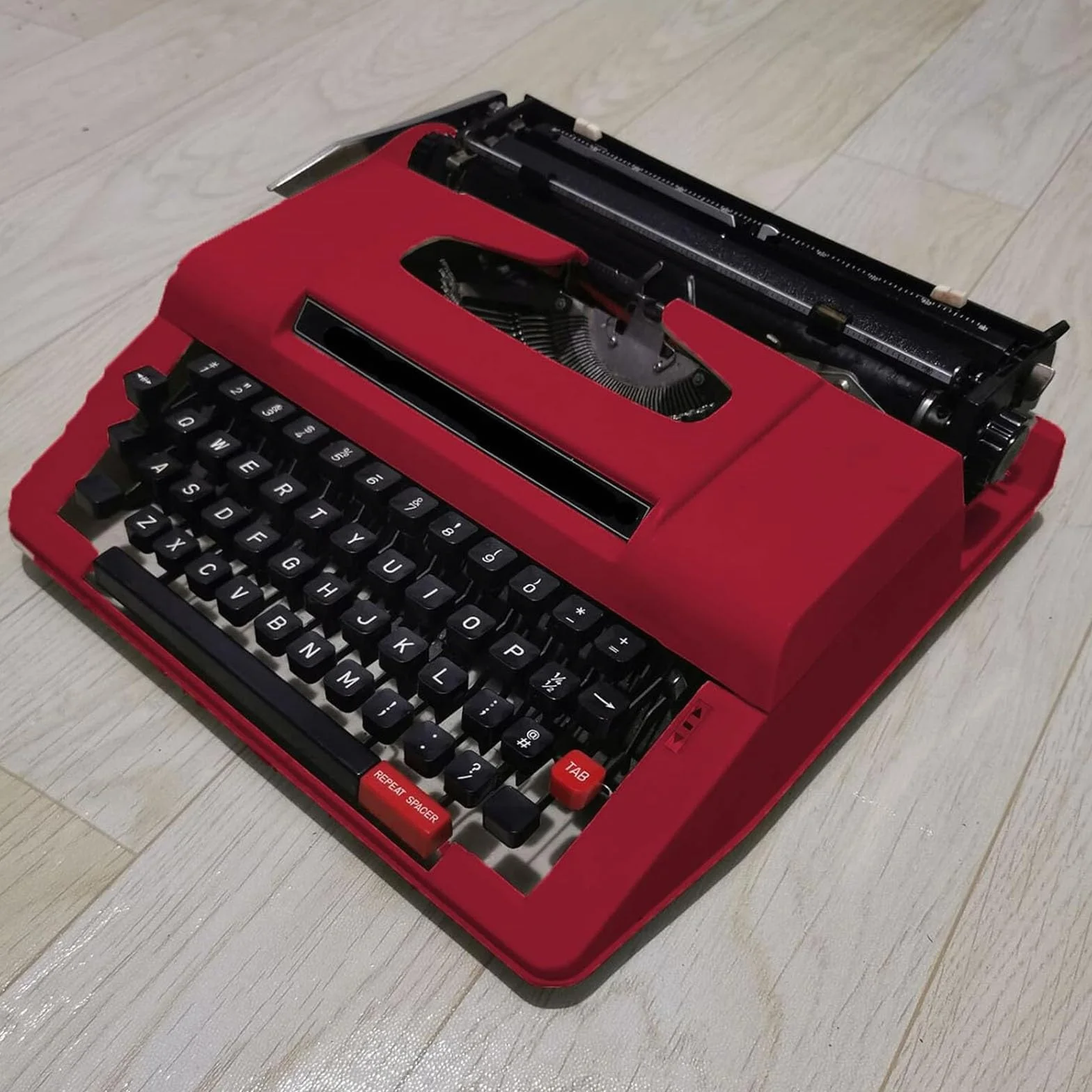 Vecchia Macchina da Scrivere Inglese, Macchina per esercitarsi con la dattilografia Meccanica, Scrittura Creativa e Oggetti di Scena per Film e Televisione, Adatta per scrittori