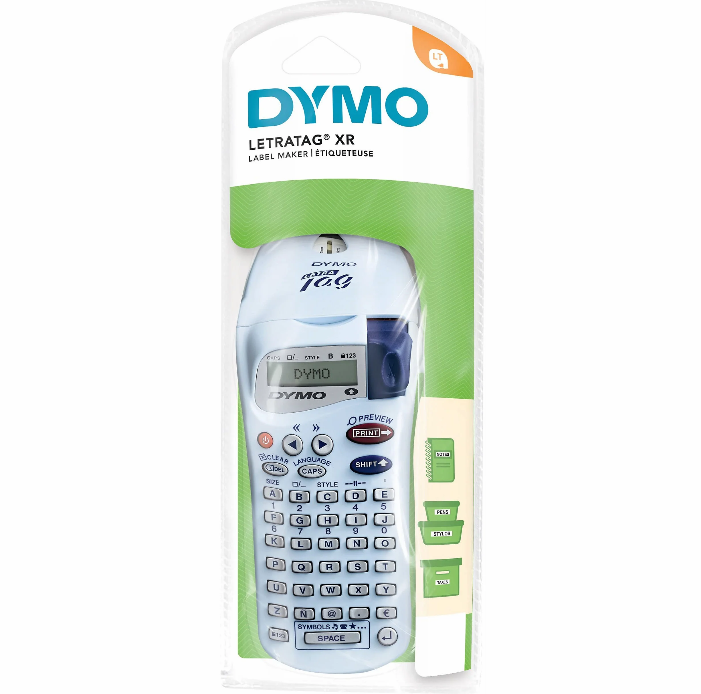 DYMO LetraTag XR Etichettatrice Palmare | Macchina etichettatrice portatile con tastiera in stile ABC | Ideale per la casa