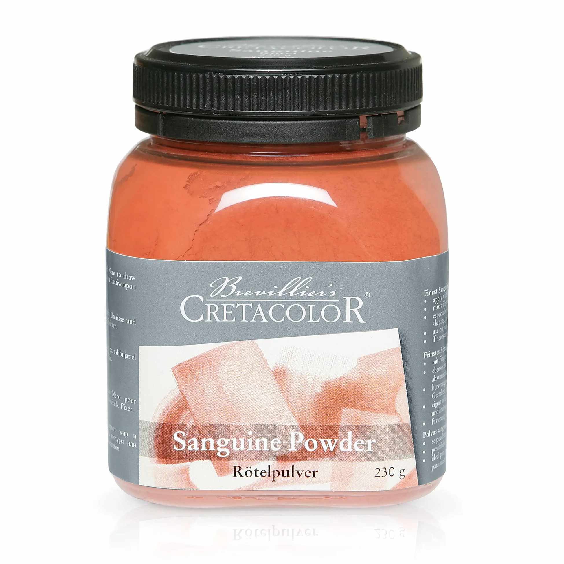 CRETACOLOR Artist polvere in barattolo di plastica, polvere di rosé 230 g