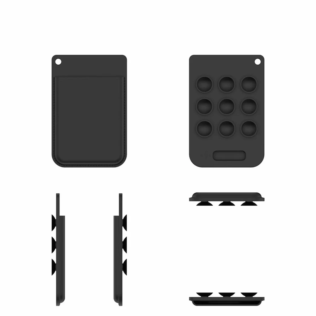 Custodia protettiva portatile in silicone adatta per la custodia da trasporto del registratore vocale PLAUD Note AI (Black)