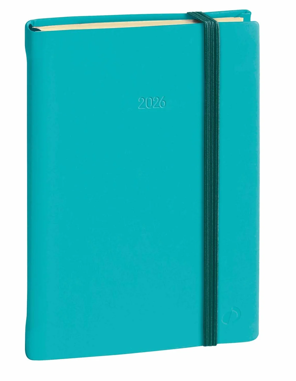 Quo Vadis 286578Q Agenda MINISTRO PREST Lingua Italiana Anno 2027 Colore Turchese Formato 16x24 cm Settimanale 13 Mesi Dicembre-Dicembre Carta Avorio Copertina Rigida Sintetico Morbido Elastico Silk