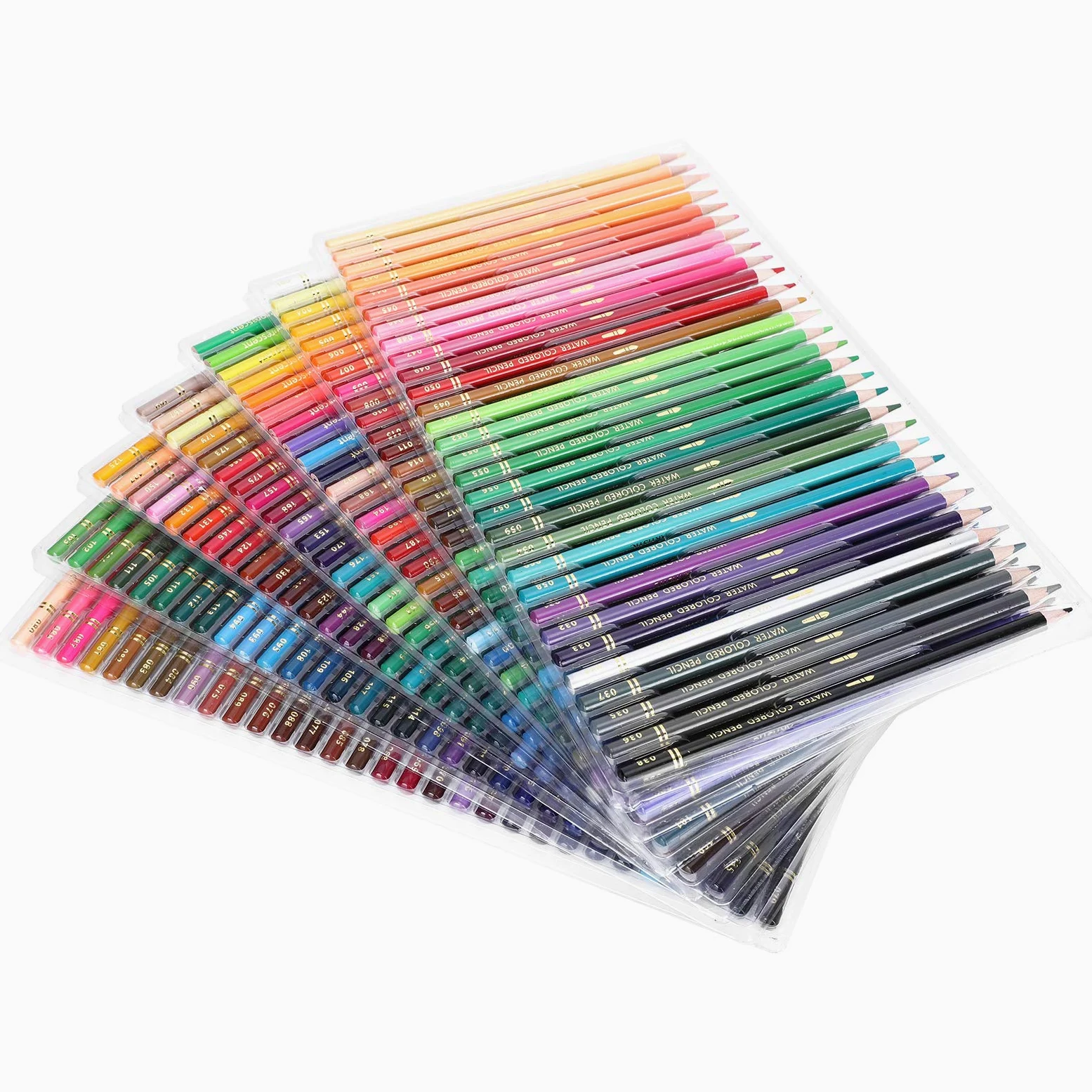 Set di Matite Acquerellabili da 210 Colori con Vassoio in PET Premium per Libri da Colorare per Adulti, Schizzi e Articoli per il Disegno Artistico