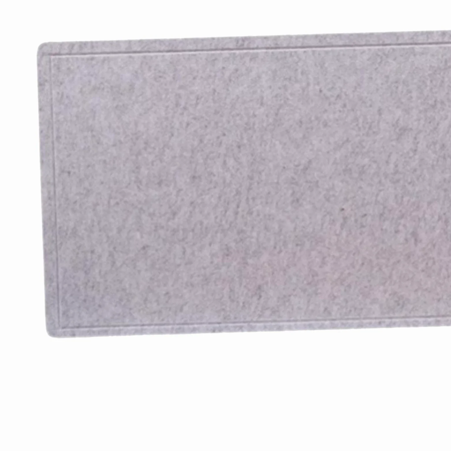 Bacheca per Messaggi, Leggera, Promemoria, Immagini, Schede, 60 Cm X 120 Cm, Lavagna in Feltro, Aula per Ristorante, Sala Studio, Bar, Grigio
