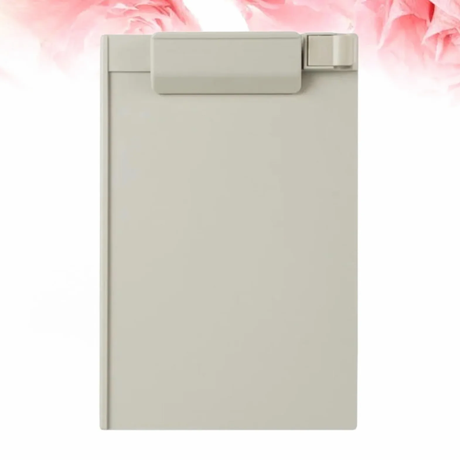 Portablocchi Cartelle for appunti in plastica A5 con clip for profilo, portacarte, for aule scolastiche e ufficio(Grey)