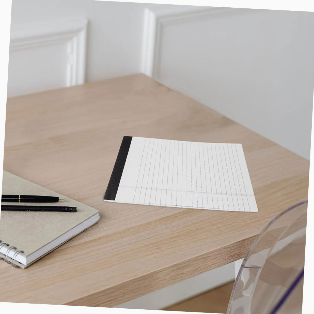 Blocco Note Portatile A5 8 Quaderni da 50 Fogli Ciascuno, Fogli a Righe, Design Delicato e Semplice, Facile da Usare per Annotazioni e Memorizzazioni