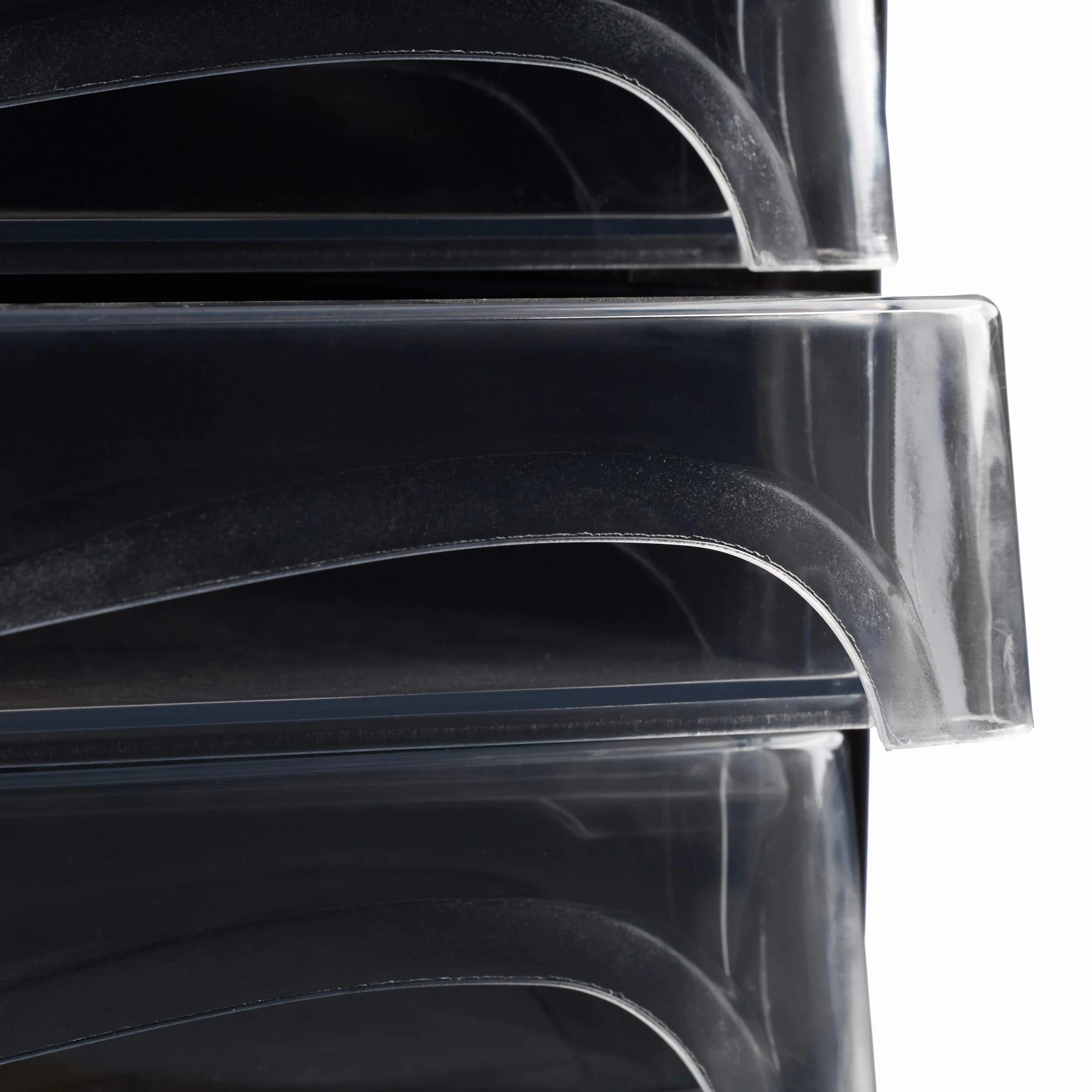 Relaxdays Organizer da Scrivania 5 Cassetti per Articoli di Cancelleria e Documenti, Formato A4 HLP 24,5x26,5x34 cm Nero