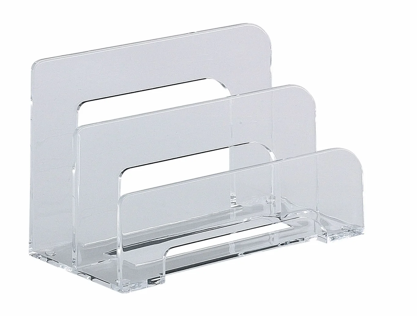Alco-Albert 4466 Portalettere 75x150x95 mm acrilico 2 scomparti