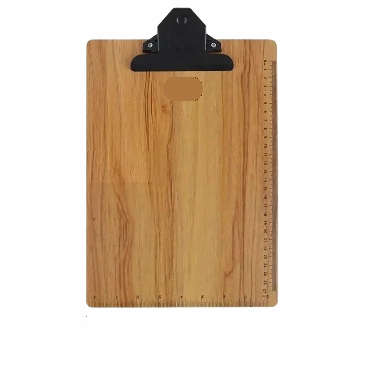 Cartella Portadocumenti A4 Appunti Grana del legno A4 Clip for scheda di file Scheda scrittura for studenti in fibra dura ispessita Penna inseribile Stecca for Copia for riunioni(22x31.5cmA4-A)