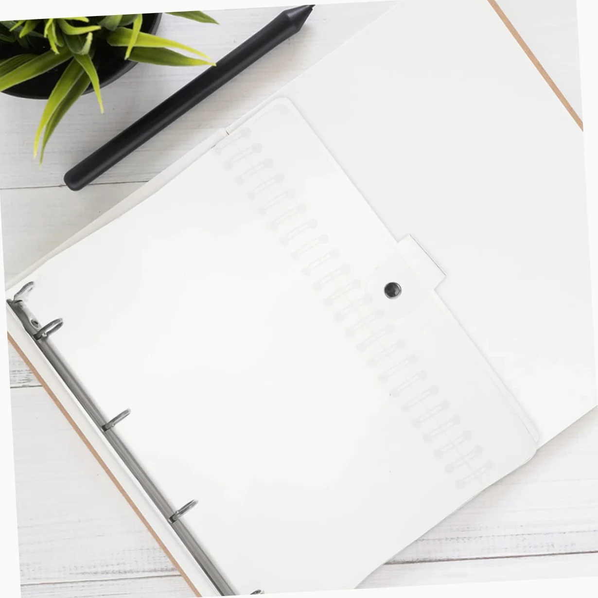 2pezzi Raccoglitore Shell Notebook Chiusura Protezione Per Quaderni e Documenti Per Scuola e