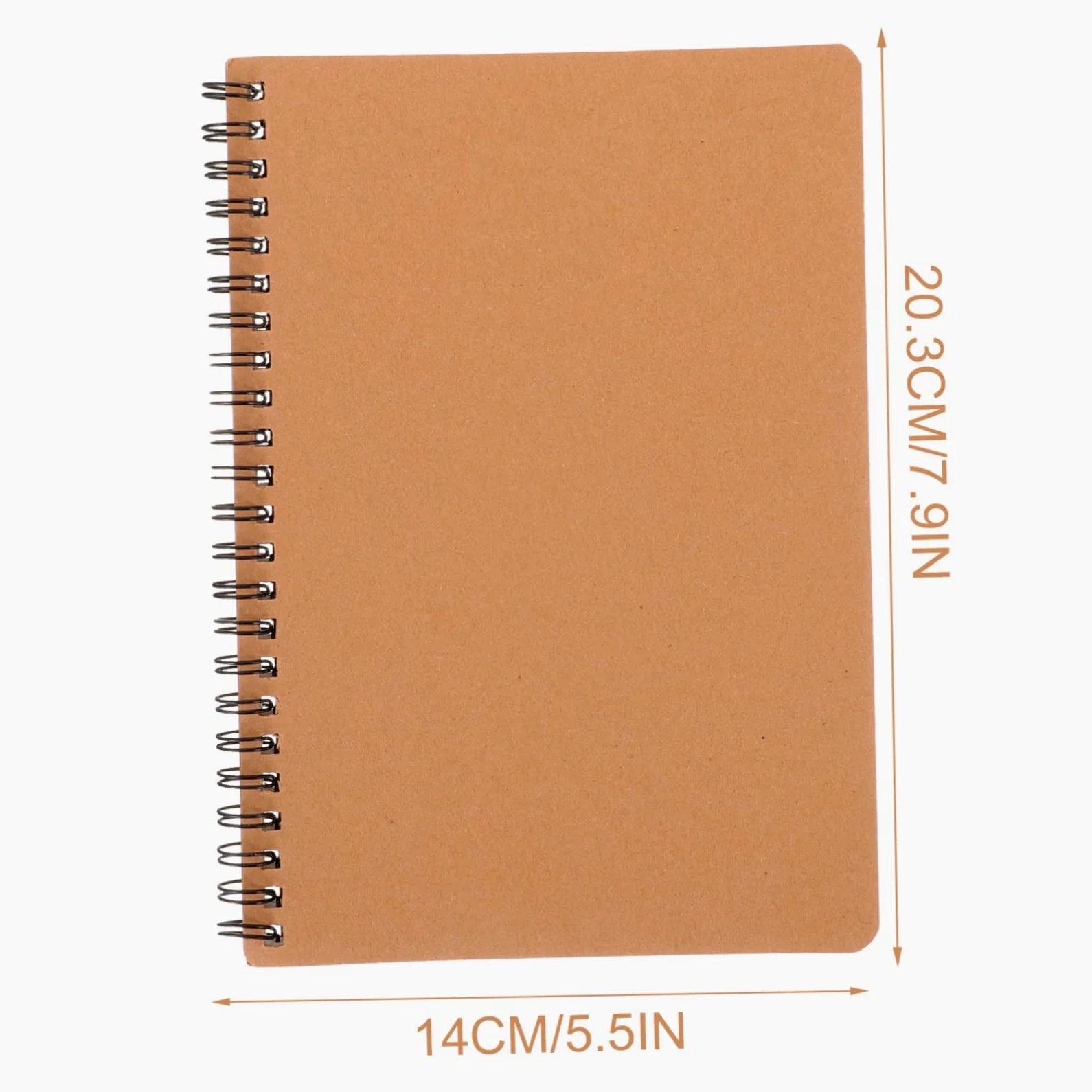 VILLCASE 10pezzi Quaderno Spirale Diario Pagine Bianche Blocchi Note per Pianificazione Quaderno Copertina Rigida per Scrivere e Prendere Appunti