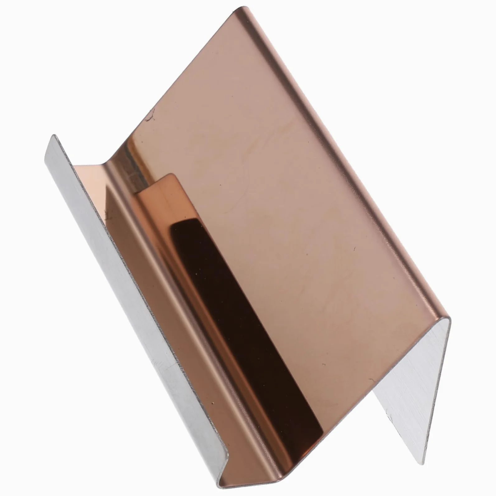 Artibetter 4 Pezzi Biglietti Visita Inossidabile Espositore per Carte Scrivania Design Elegante e Compatto per Ufficio e Ricezione Confezione