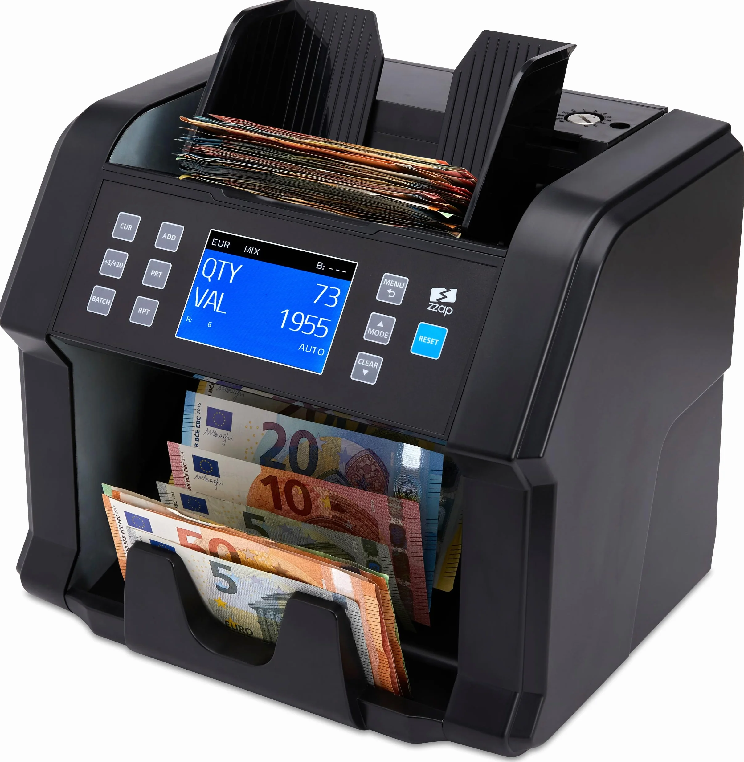ZZap NC50 Contabanconote e Verificatore di Banconote False - Contabanconote di taglio misto - Macchina Conta Contanti
