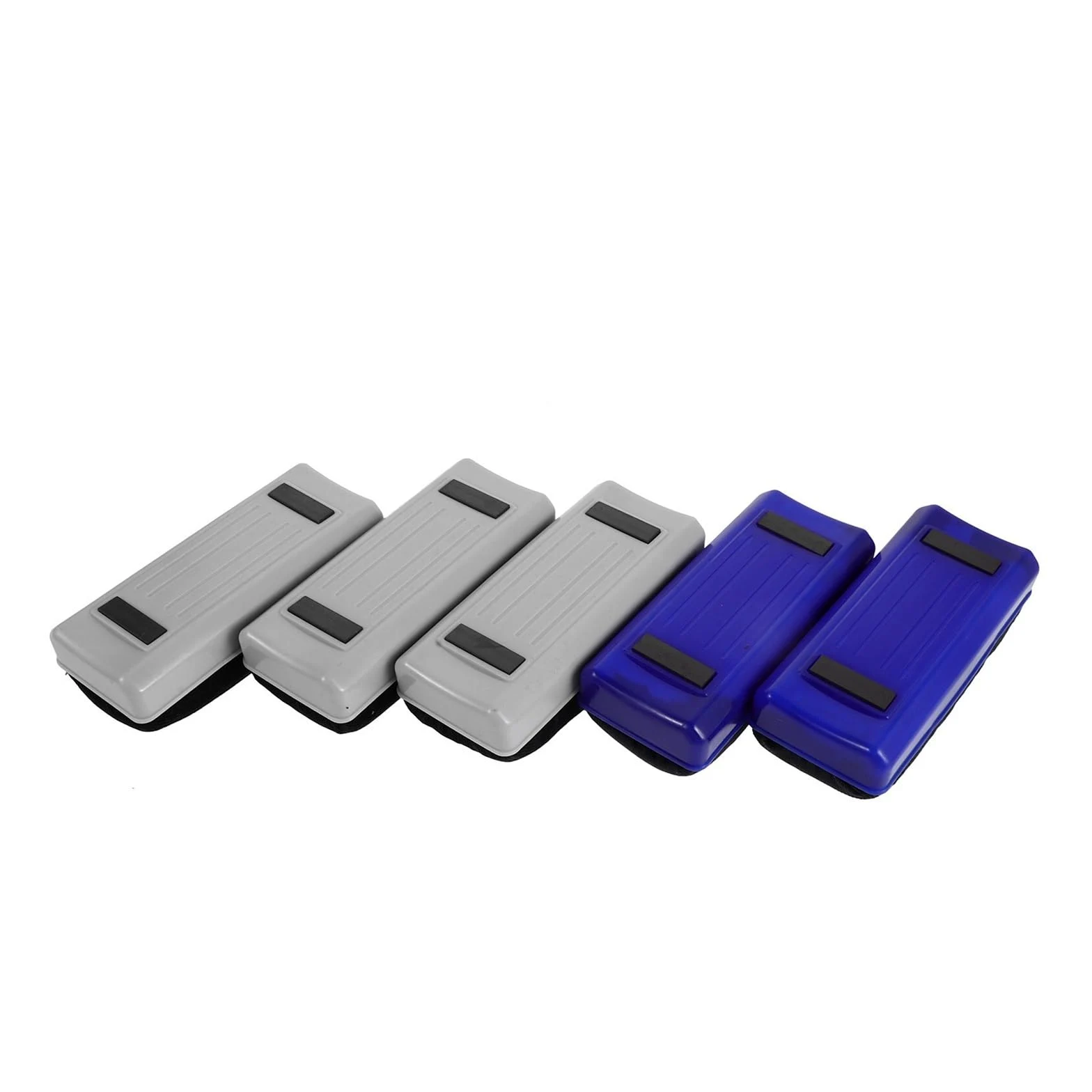 Gomme da cancellare magnetiche for lavagna bianca 15 pezzi, doppia striscia magnetica, morbida flanella, lavabile, cancellabile a secco, for ufficio scolastico Per L'ufficio