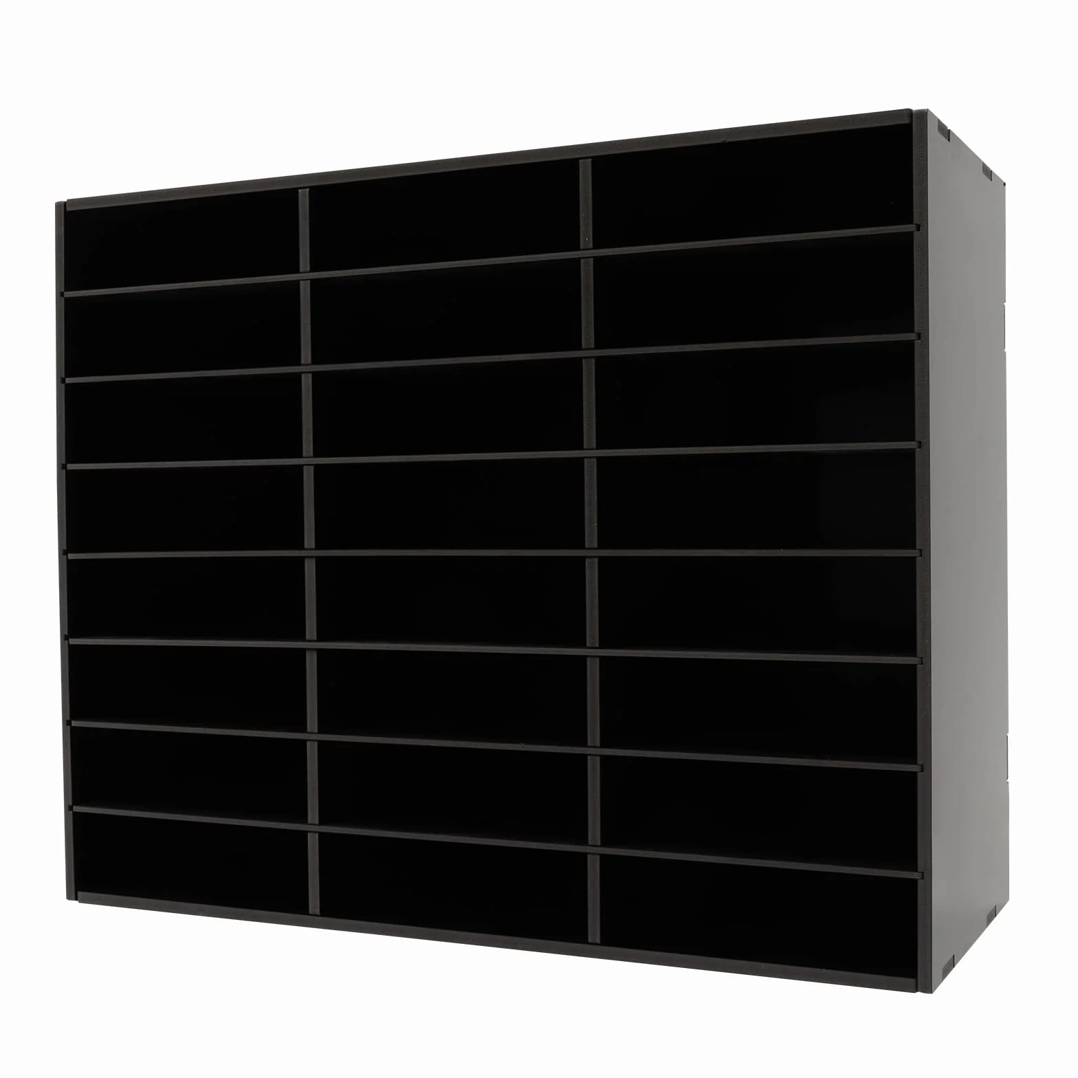 Organizzatore da scrivania a 24 scomparti, da scrivania, per documenti, da scrivania, da scrivania, da scrivania, da scrivania (nero)