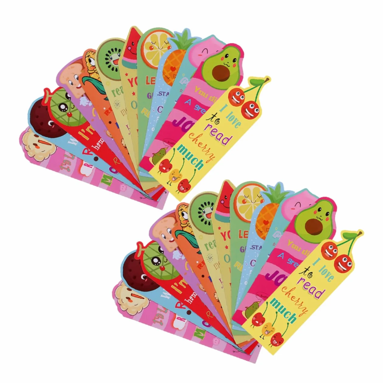 HOMSFOU 4 Set Segnalibri Profumati Cartoon Segnalibri Alla Per Adolescenti E Decorazione Per Libri Leggeri E Pratici Per Casa E Ufficio 36 Pezzi * 4