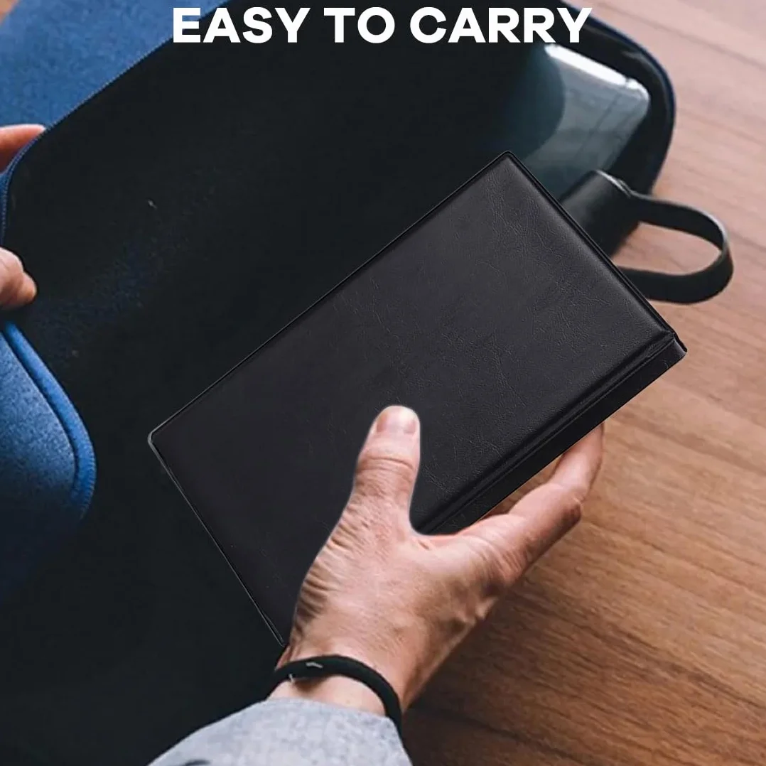 JEYORZY Porta Biglietti Trasparente per 60 carte Porta Carta di Credito