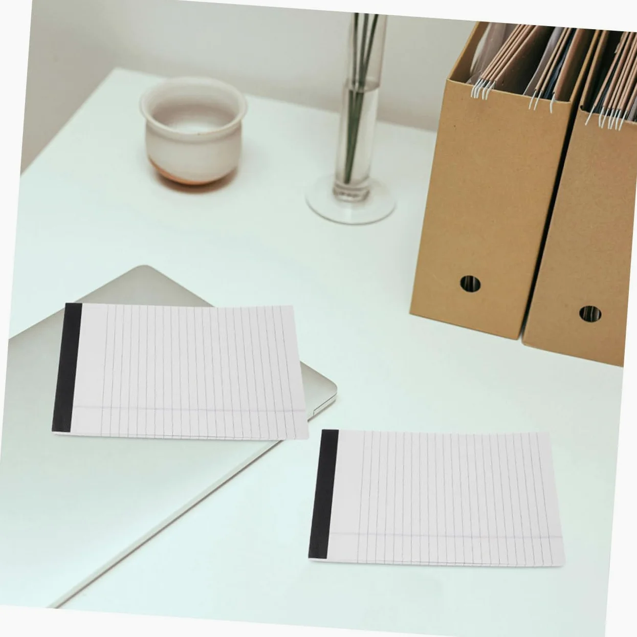 Lurrose Festa Scuola Decor Set di 8 Blocchi Note Legali A5 Carta a Righe Larghe, Facili da Strappare, Design Delicato e Semplice per Studenti e Appunti