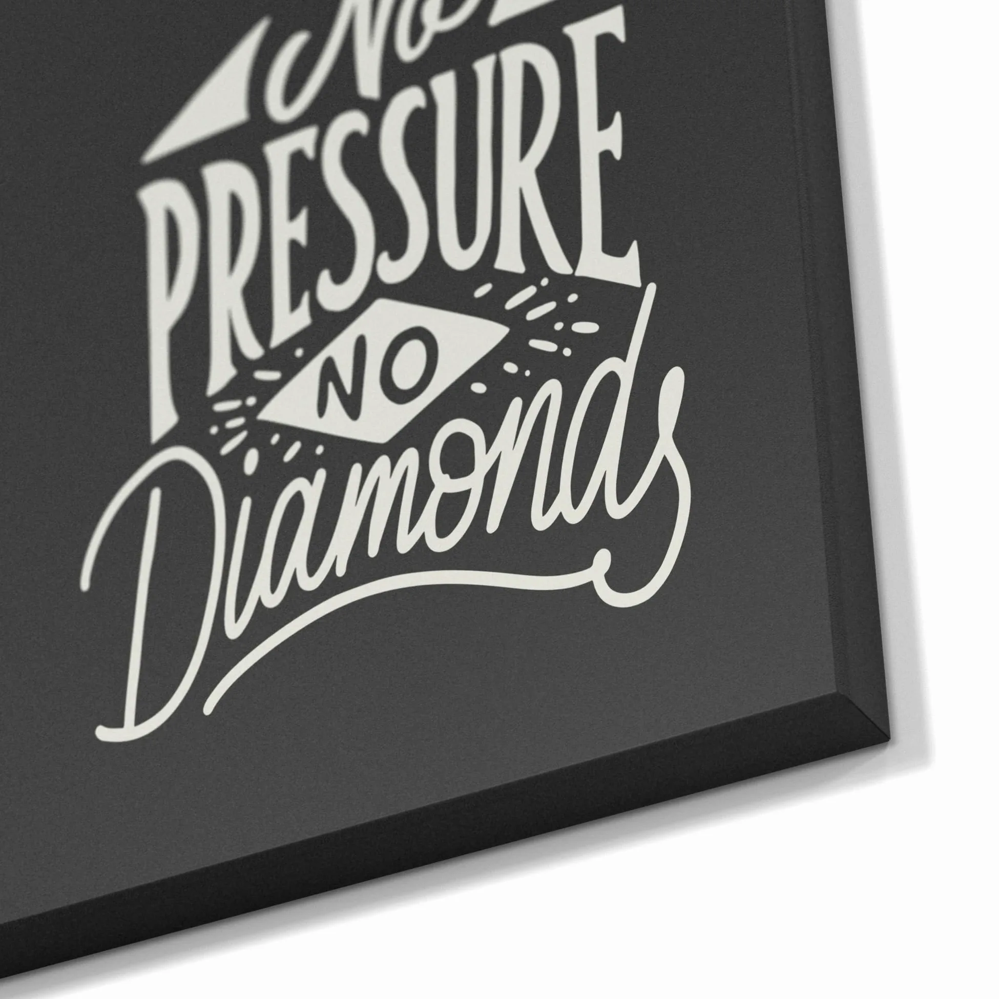 DEQORI Lavagna magnetica con stampa UV | Motivo "Sei un diamante" | Design rettangolare 90 x 60 cm | Lavagna in metallo a gesso scrivibile – Decorazione da parete per cucina, corridoio, cameretta dei