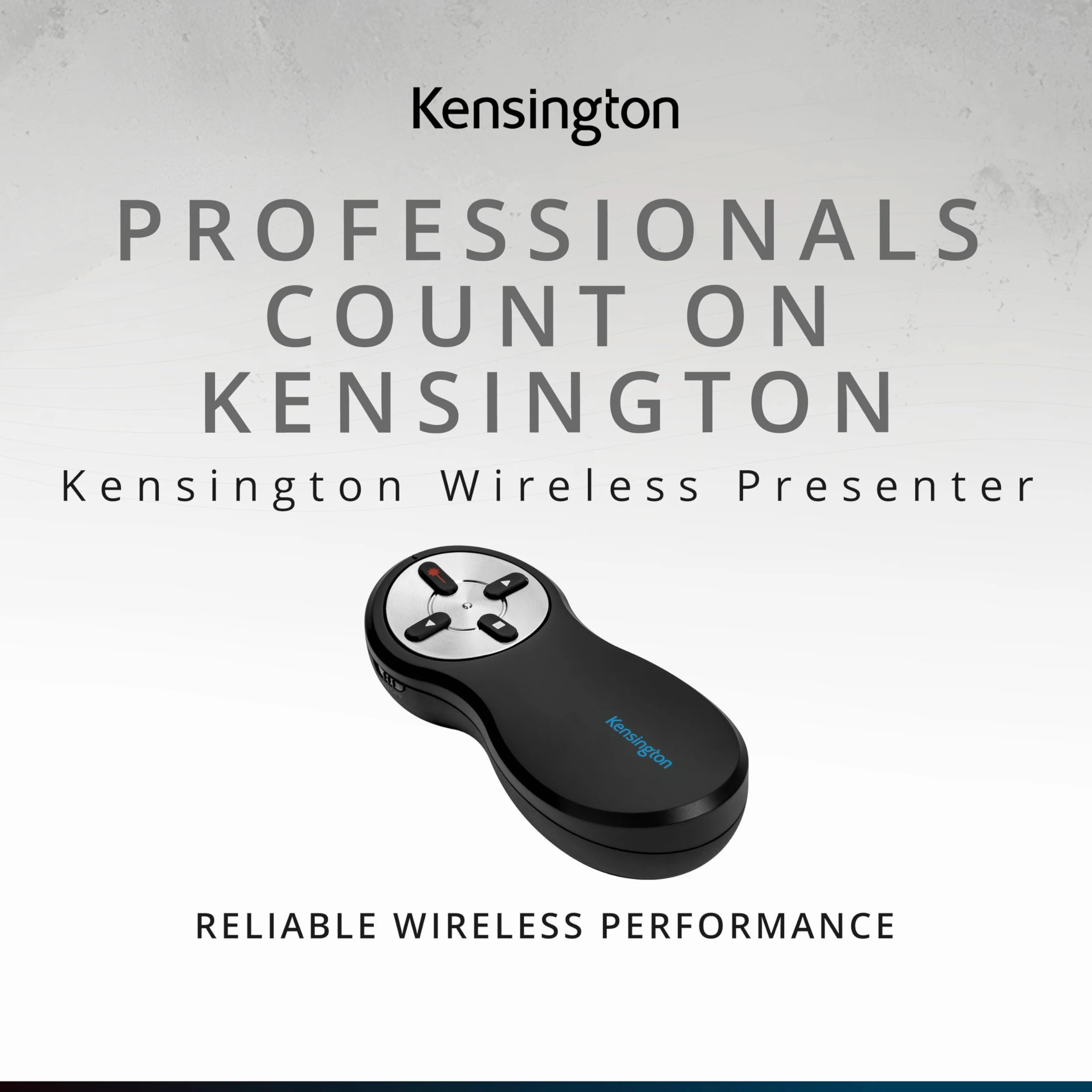 Kensington Wireless Presenter with Red Laser Pointer - Nano Receiver (K33272WW)