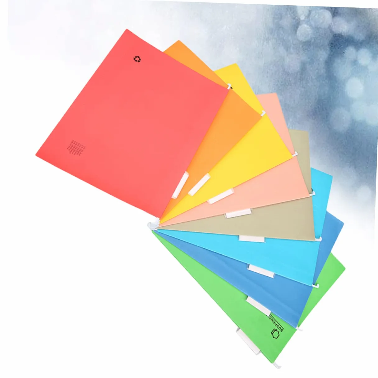 Angoily 3 Set Cartelline Appendibili Colorate Carta Per Organizzazione Documenti Per Ufficio E Casa Facili E Classificare Materiale Resistente E 8 Pezzi * 3
