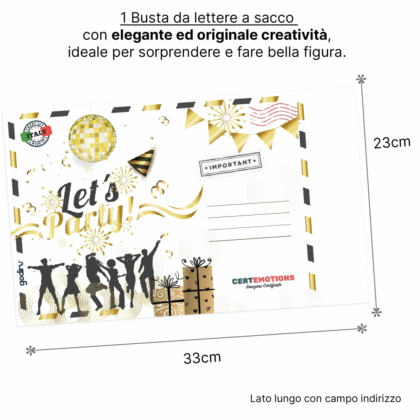 Godiru Certificato idea regalo Compleanno