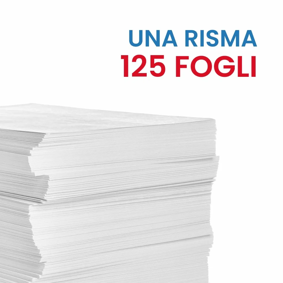 Color Copy Risma Carta A4 Liscia 250 g/m² 125 Fogli Bianca per Stampante Ink Jet Laser Fax