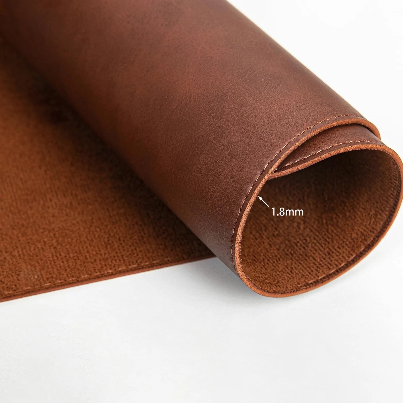 Lifup Sottomano da Scrivania in Similpelle Impermeabile, Tappetino per Scrivania, Tappetino Tastiera e Mouse, Scamosciata Antiscivolo per Ufficio Casa Decoro Marrone scuro 120 x 60 cm