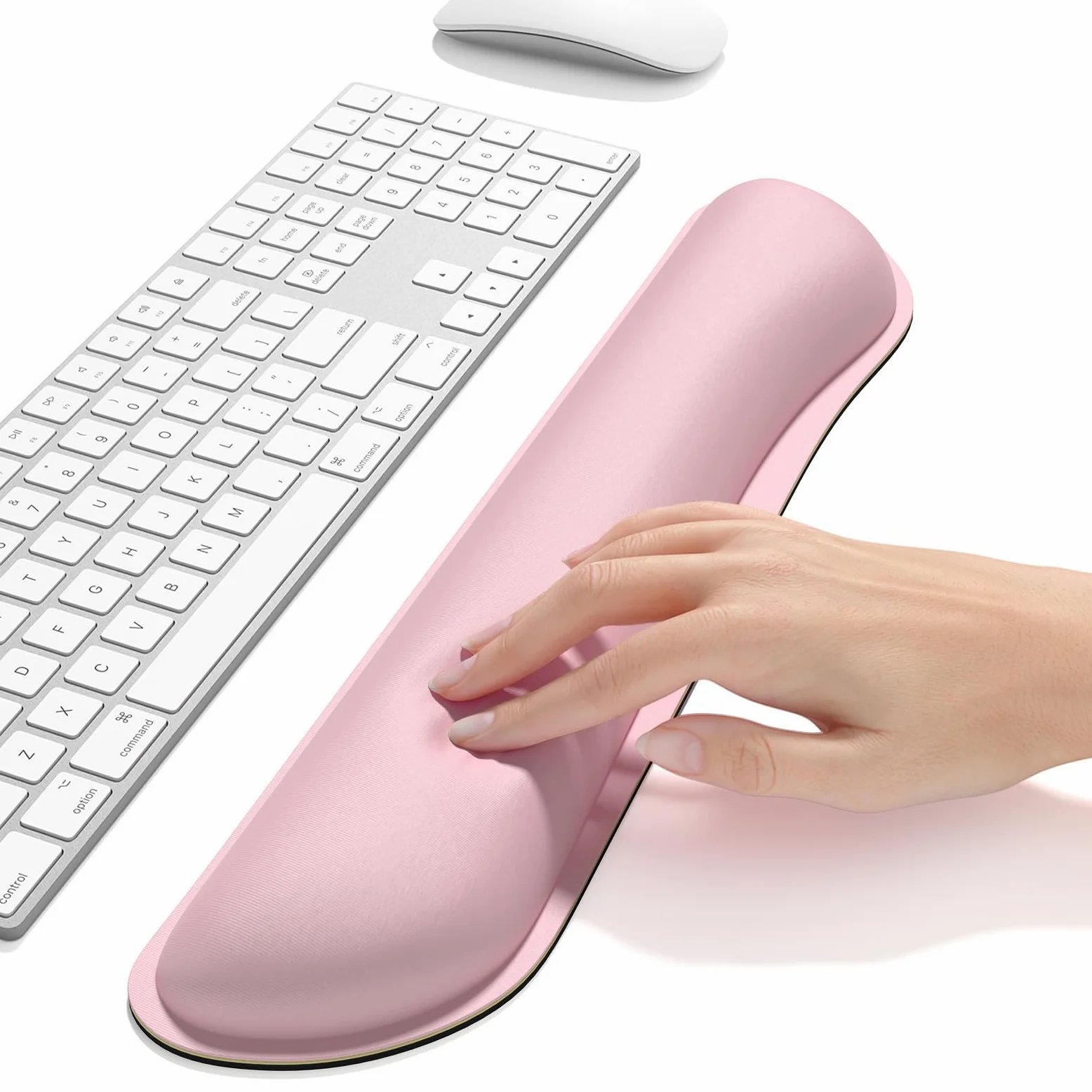 Dapesuom Ingrandisci il poggiapolsi per tastiera, simpatico cuscino da polso in memory foam per computer, tappetino da scrivania per computer, sollievo dal dolore, poggia mouse ergonomico con base