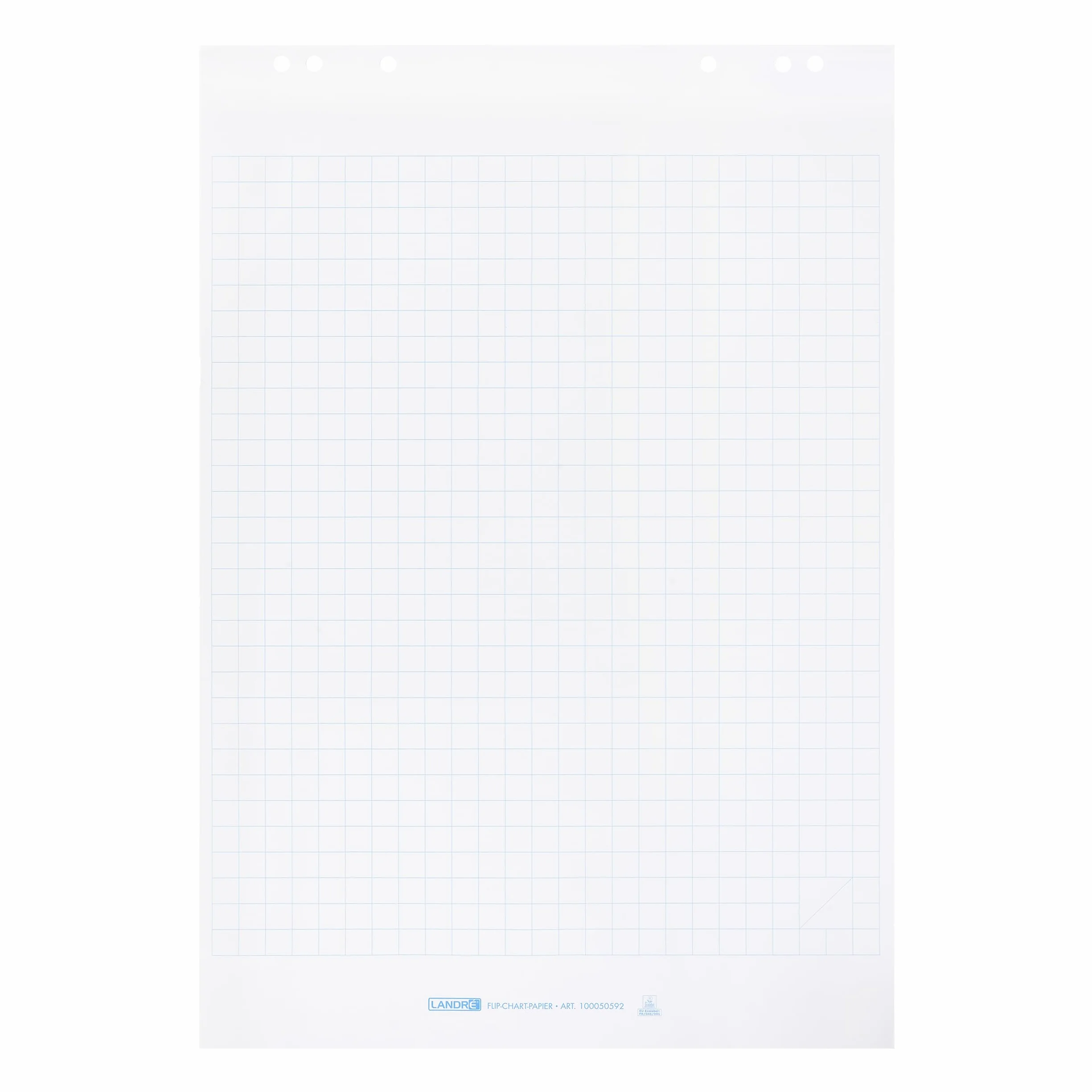 LANDRE Carta a quadretti 20 fogli 6 fori 5 pezzi