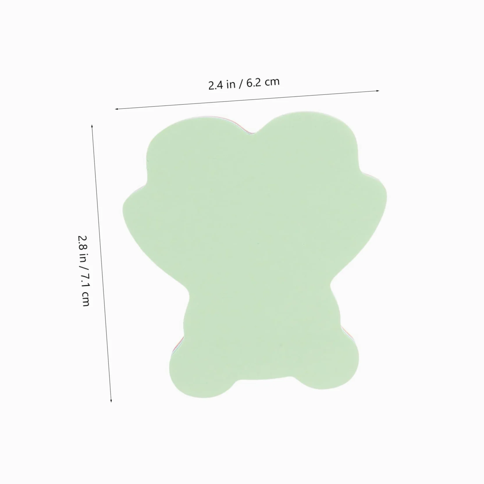 HOMSFOU 4 Pezzi Note Adesive Animali Colorati Libri Memo Pad Autoadesivi per Ufficio e Casa