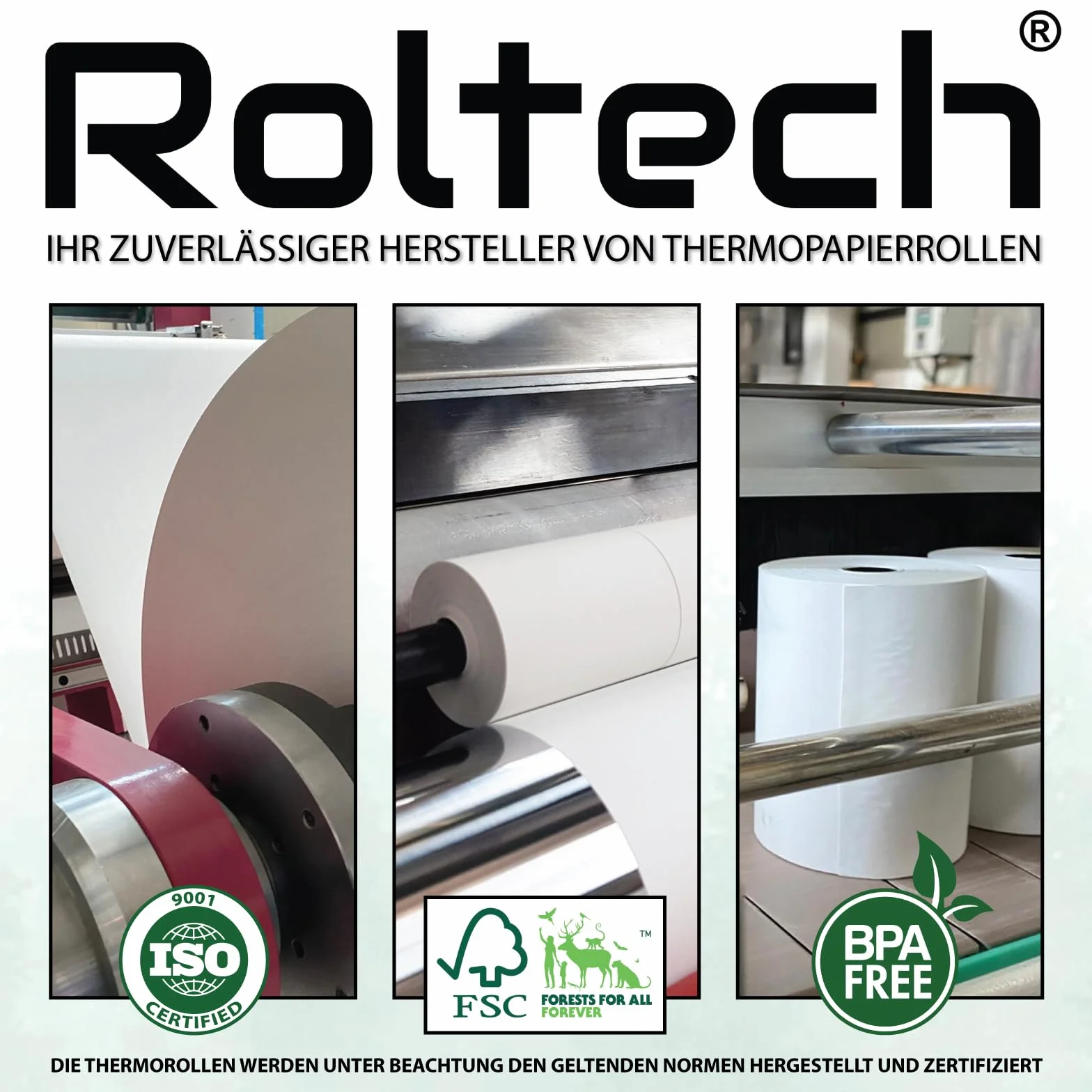 50 rotoli di carta termica | 57 mm x 50 m x 12 mm | senza BPA | EC Cash | carta termica | rotoli | qualità premium (50)