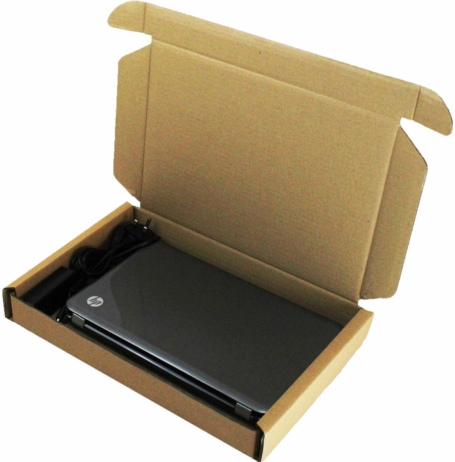 1 x scatola postale per laptop, 47 x 31 x 6 cm, resistente e sicura, con pluriball da 3 m + nastro adesivo per imballaggio