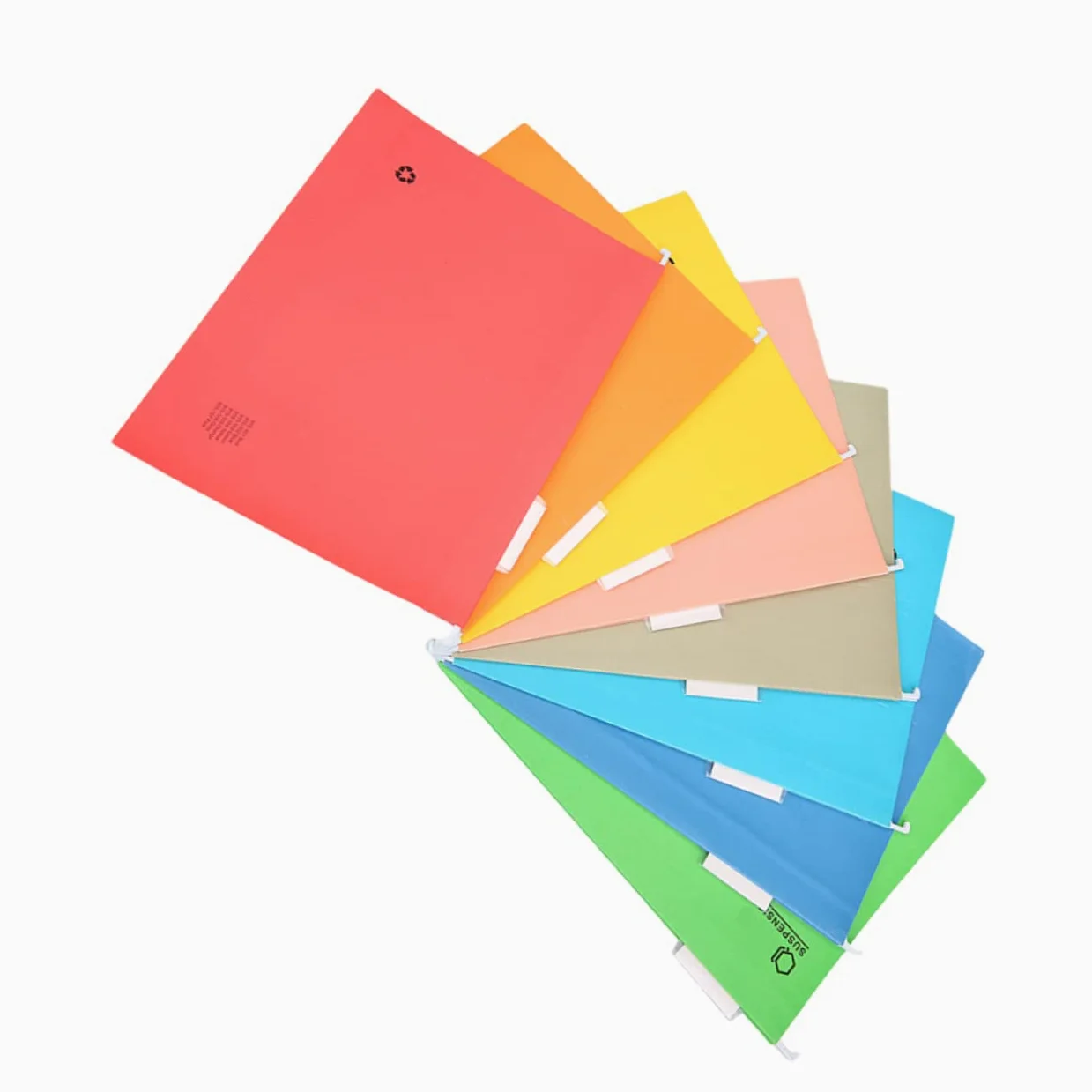 Angoily 3 Set Cartelline Appendibili Colorate Carta Per Organizzazione Documenti Per Ufficio E Casa Facili E Classificare Materiale Resistente E 8 Pezzi * 3