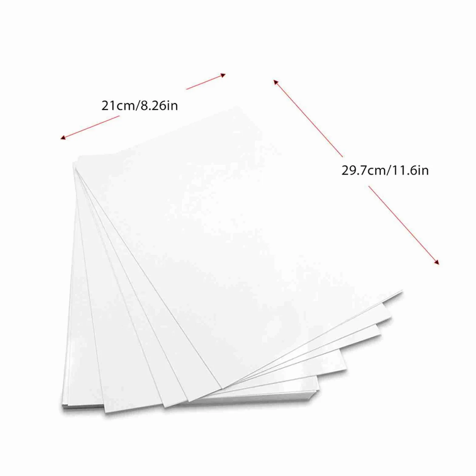 Carta Fotografica A4 Lucida ad Alta Brillantezza per Stampante, per Stampa Foto, Certificati, Brochure