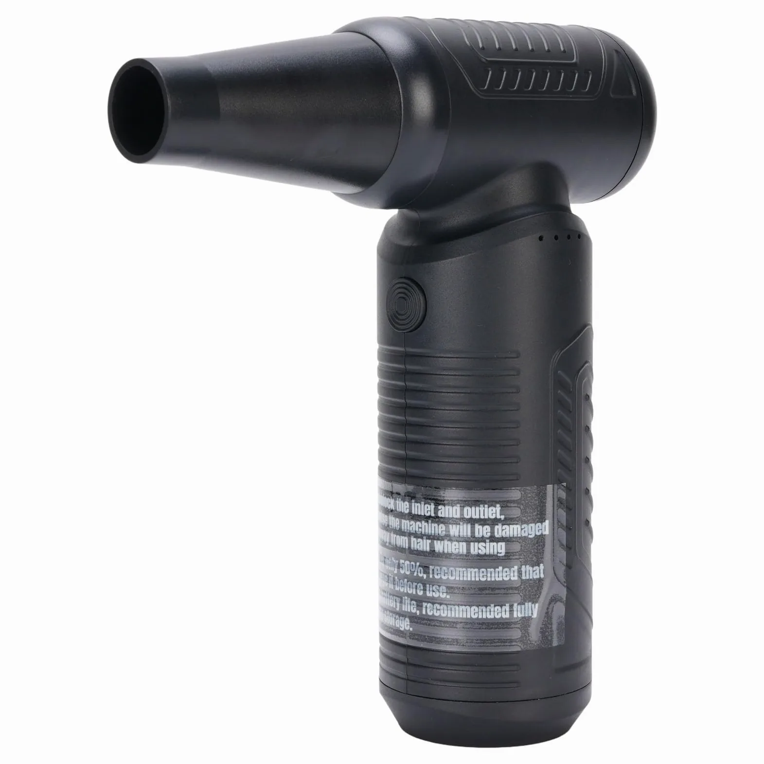 Rengue Soffiatore Ad Aria Compressa 130000RPM, Aspiratore Elettrico 3 Velocità, Batteria 6000mAh Senza Fili con Indicatore di Ricarica, Luce LED per Pulizia Computer, Auto, Gonfiatore