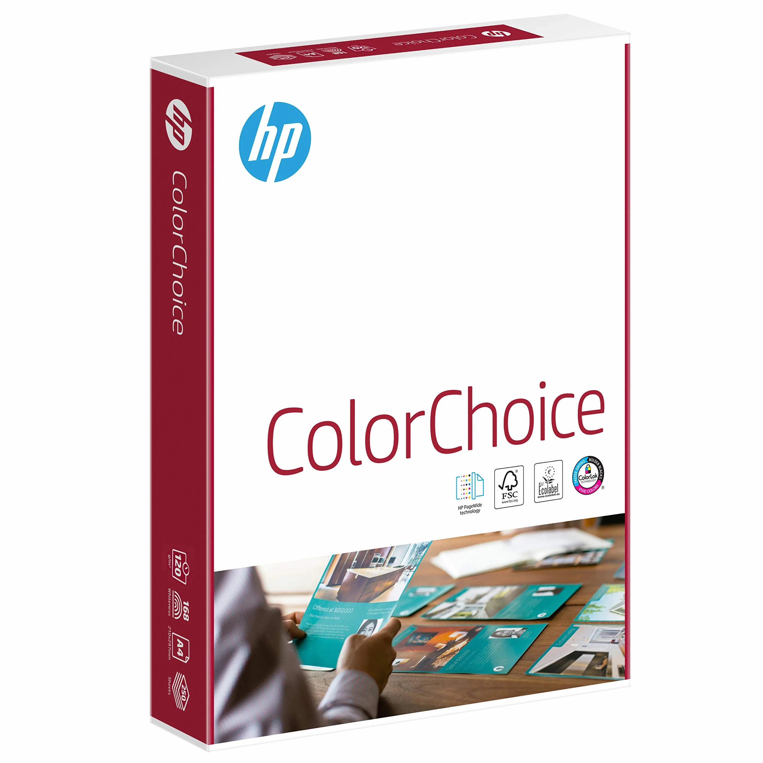 HP Colour Laser Carta A4 160 g/qm 250 fogli