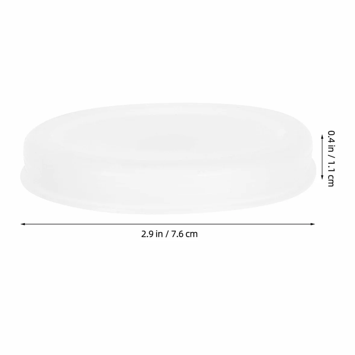 GLEAVI Tappi Terminali Rotondi 50 Pezzi Plastica Bianca Protezione Tubi Cartone Kraft Spedizione