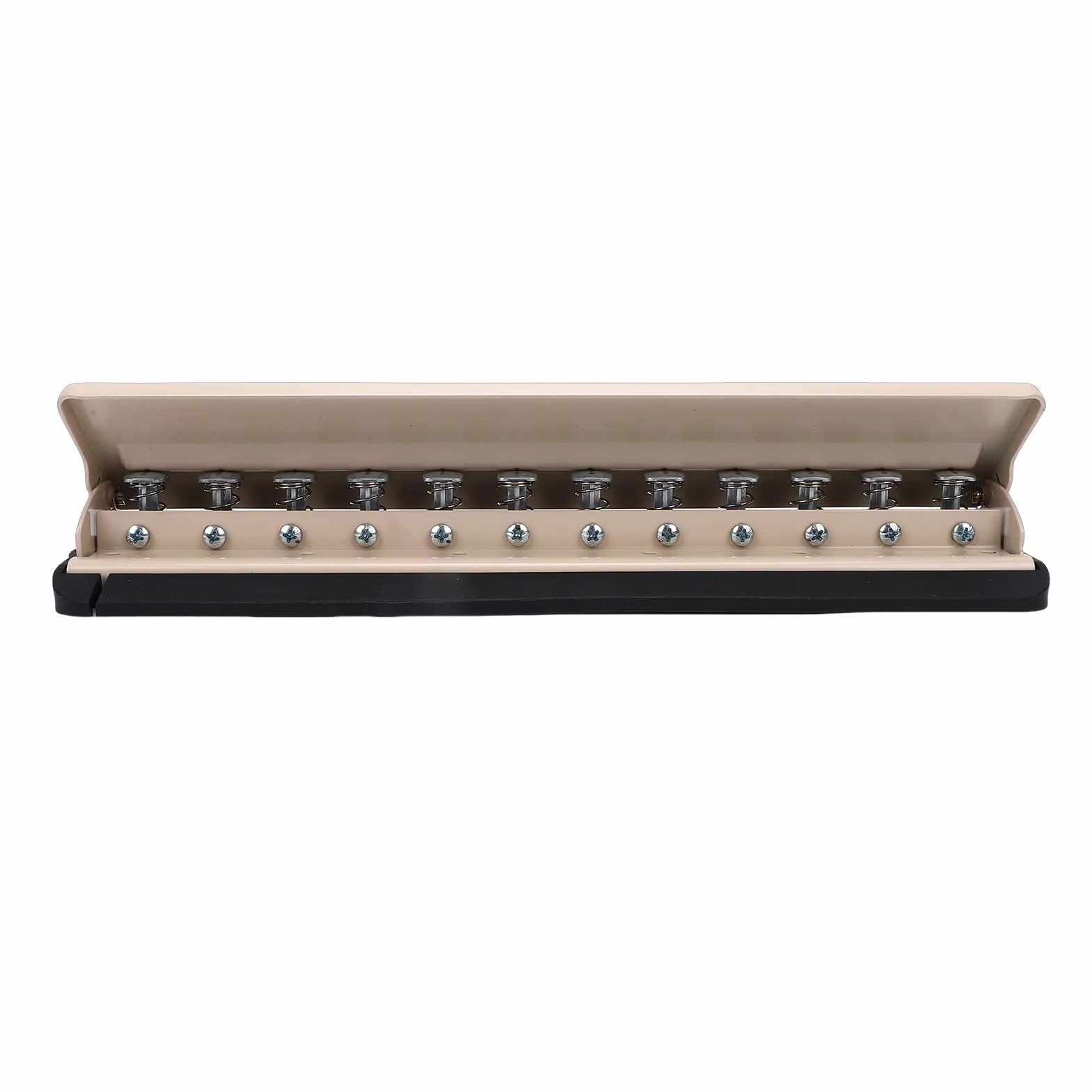 Perforatore Discbound Pratico Perforatore a Forma di Fungo a 12 Fori per Agende e Quaderni, Design Robusto e Salva-lavoro per Studenti e Uso in Ufficio, Realizzato in Plastica e Metallo