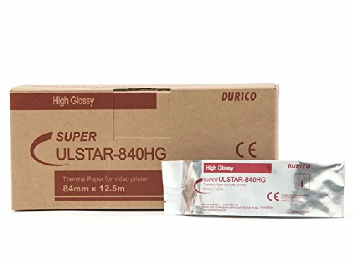 SONY DURICO Carta Videostampante Compatibile UPP-84HG Alta Lucentezza 84 mm x 12.5 m 10 Rotoli