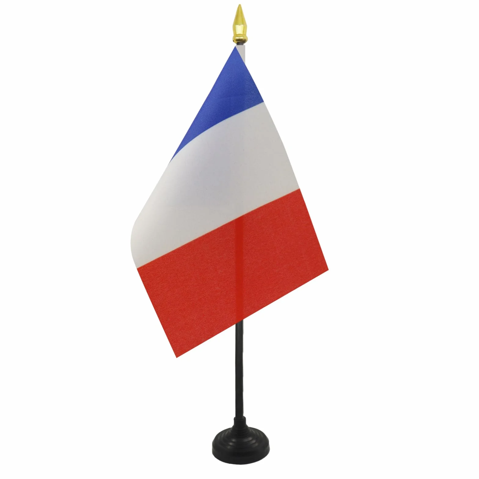 AZ FLAG Bandiera da Tavolo Francia 15x10cm Punta Dorata - Bandierina Francese