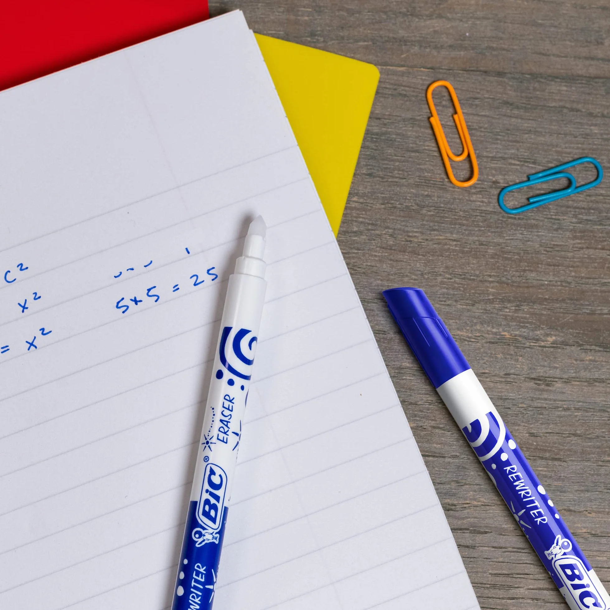 Bic Ink Killer, confezione da 4 gomme per cancellare, resistenti alle sbavature, per ufficio e scuola