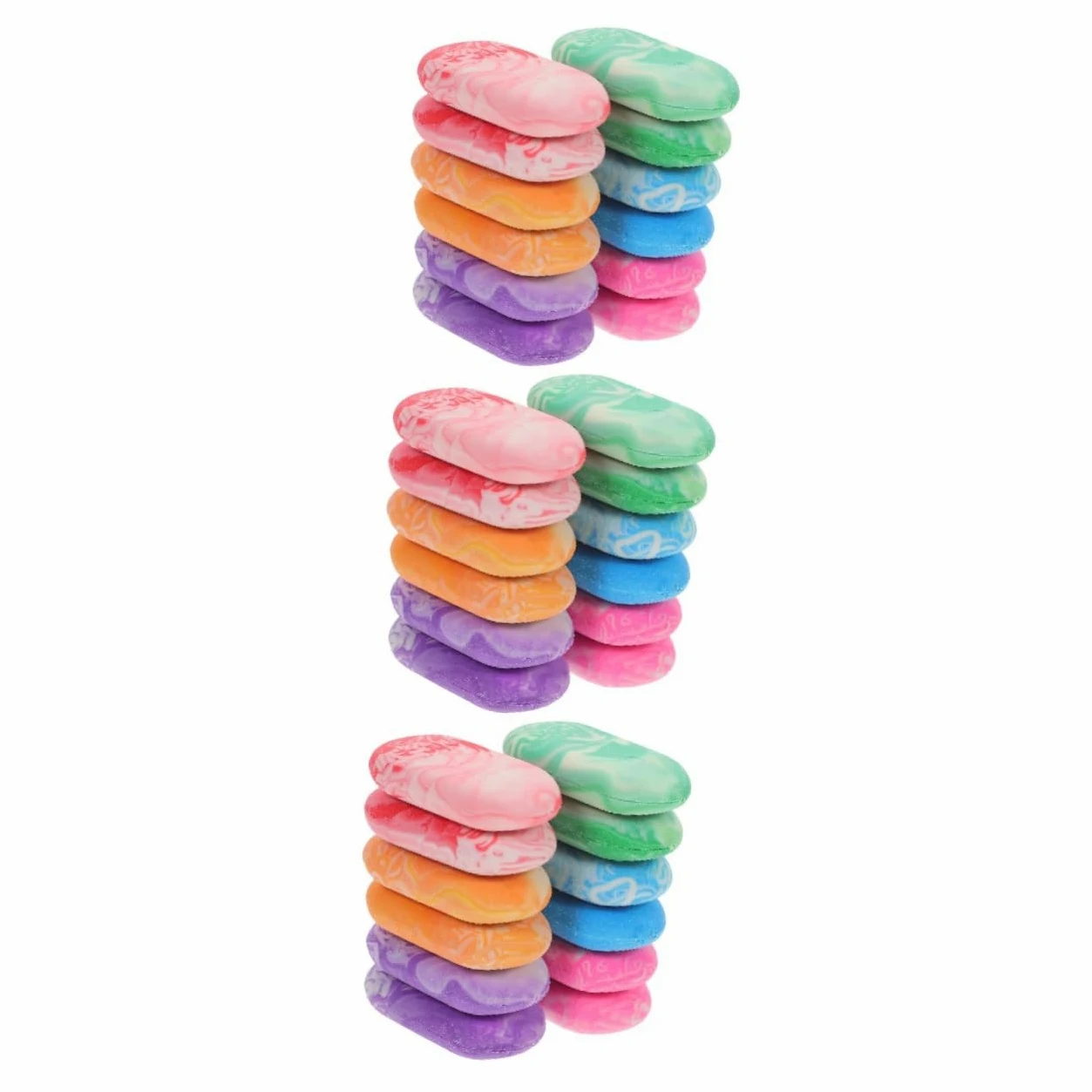 Angoily 3 Set Cancellare Portatili E Creativi Per Ufficio E Scuola Accessori Cancelleria Divertenti E Decorativi 12 Pezzi*3