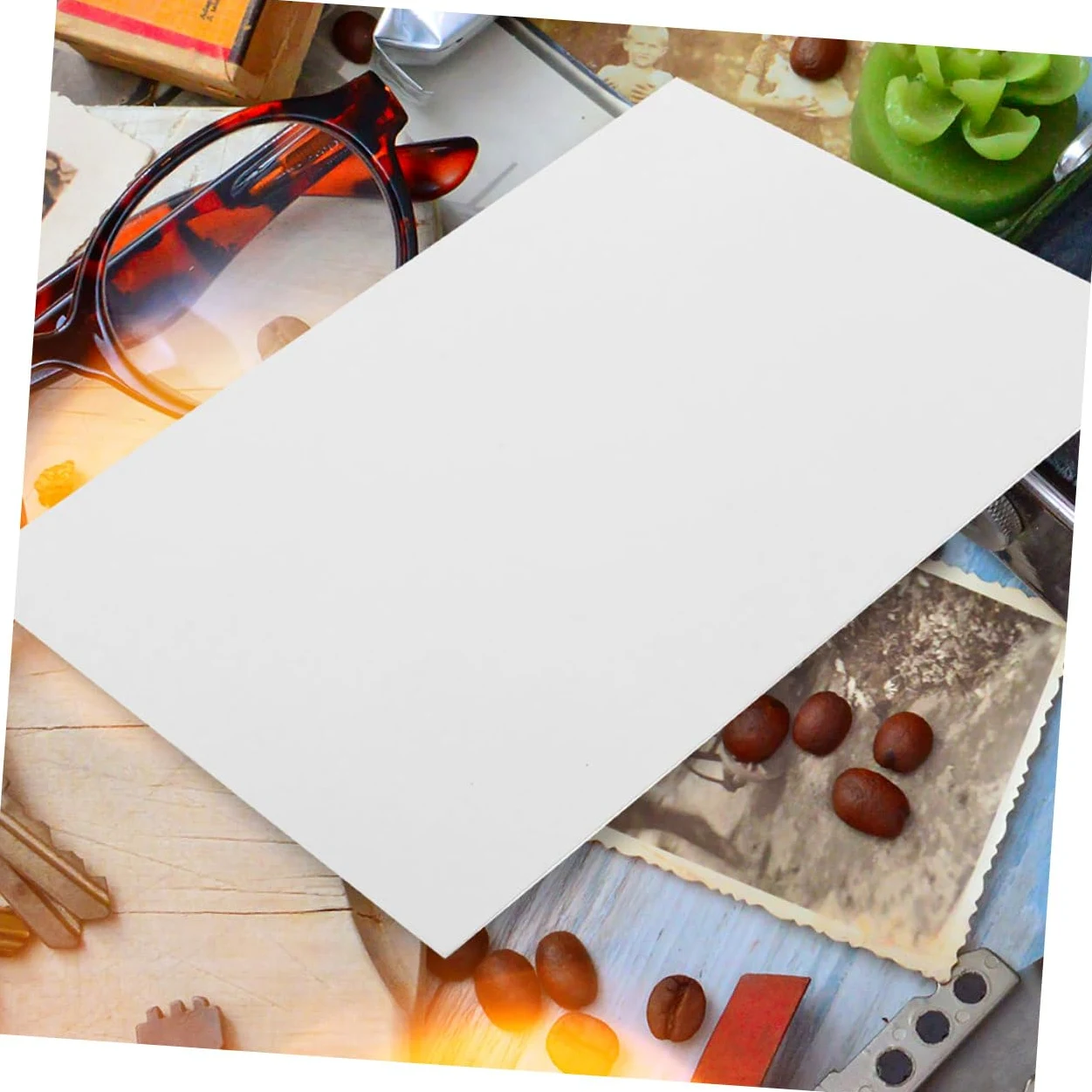 Operitacx 400 Fogli Carta Fotografica Carta Adesiva Lucida Per Depliant Per Fotocopie Di Qualità Fotografica Carte Della Stampante Stampa Di Carte he Bianca
