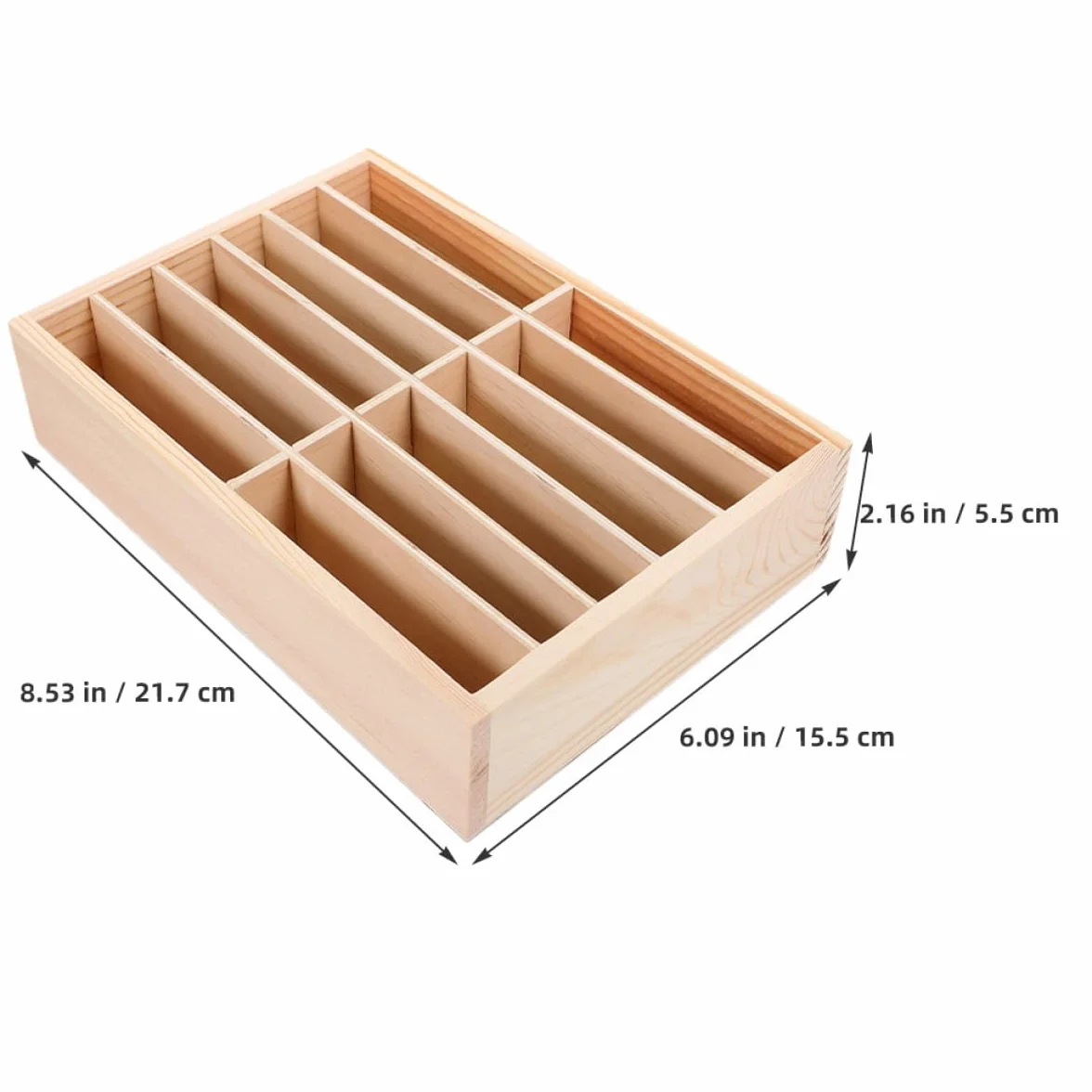 Organizzatore per Cellulare da Ufficio in Legno 12 Scomparti Scatola Porta Telefono da Tavolo 2 Pezzi per Aula Sala Riunioni e Reception Supporto Compatto per Gestione Telefoni