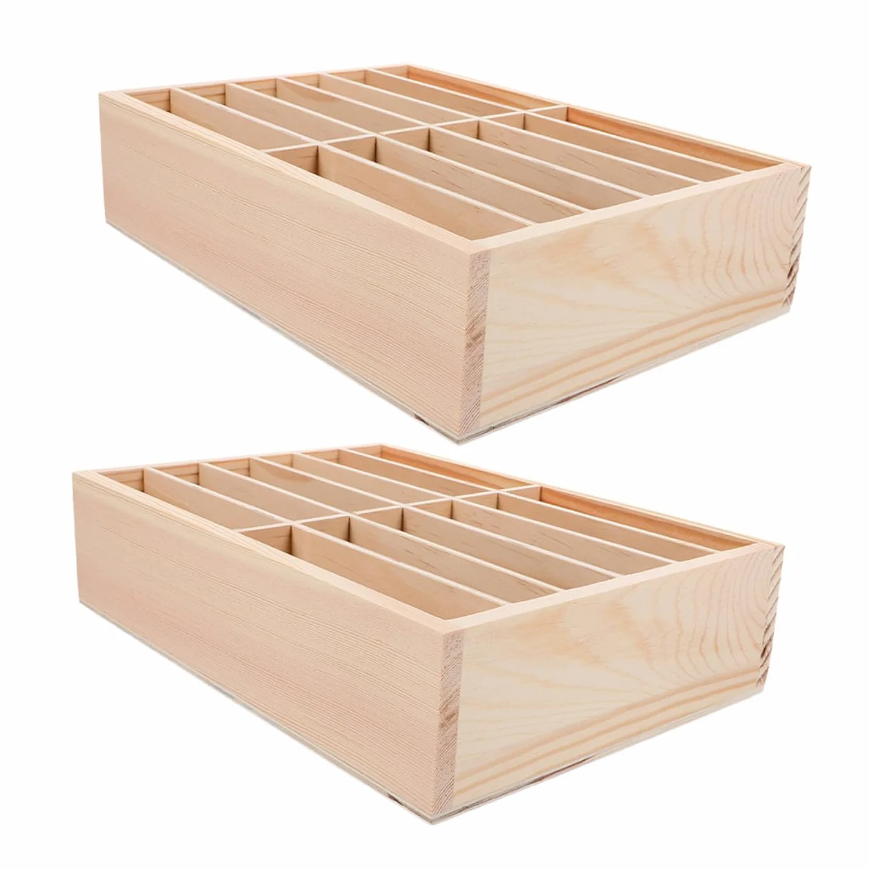 Organizer Per Telefono Da Tavolo in Legno 12 Scomparti, Scatola Portaoggetti Per Cellulare Da Ufficio e Aula, Supporto Da Scrivania Per Gestione Dispositivi Multipli