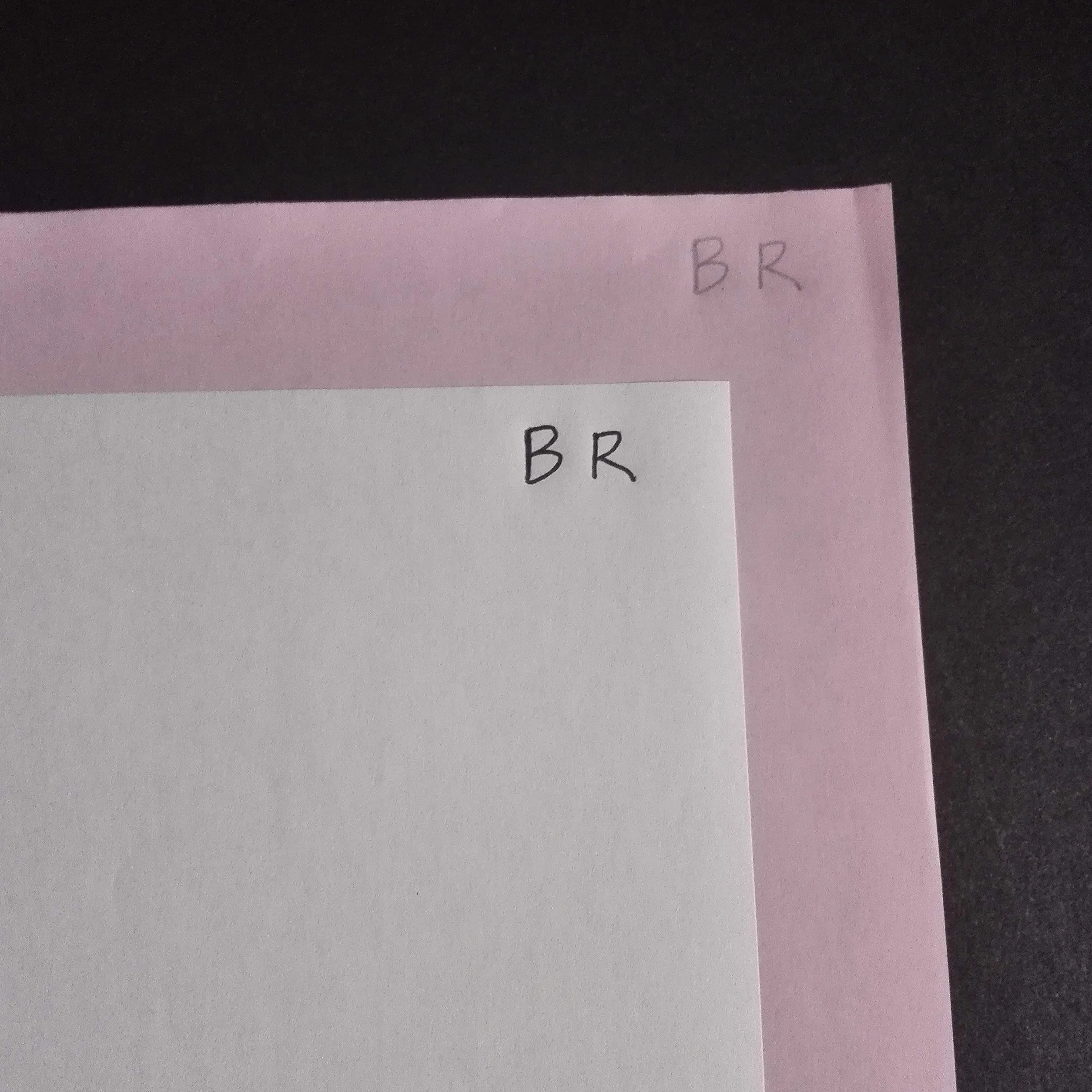 Carta Chimica CB Bianco/CF Rosa A6 500x2 fogli per stampanti inkjet
