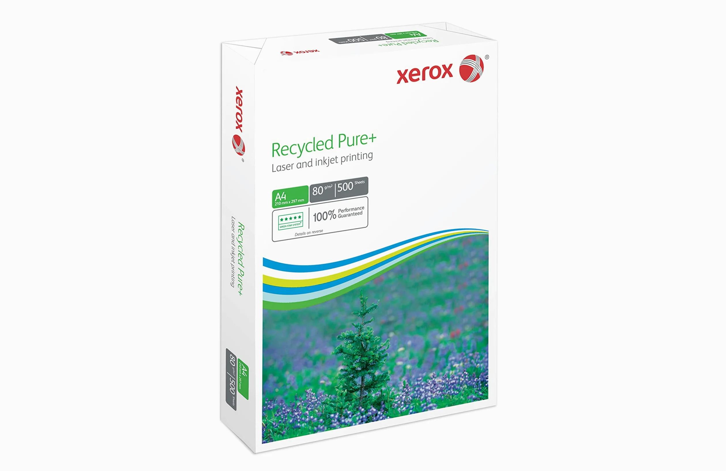 Xerox Recycled Pure+ - Carta riciclata bianca CIE 135-80 g/m² A4, 5 x 500 fogli