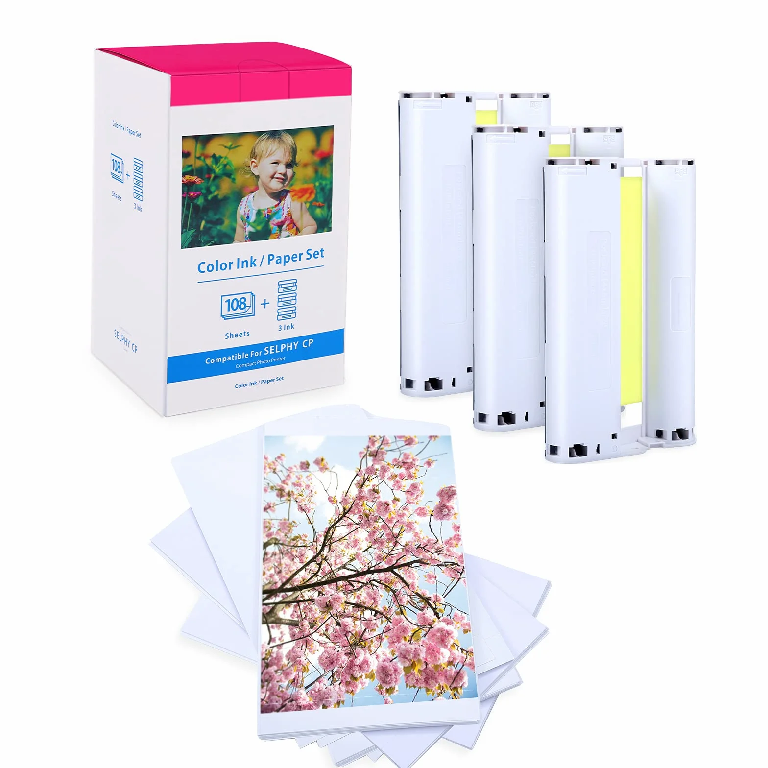Canon KP-108IN Carta e Cartucce per Selphy CP1500 CP1300 CP1200 CP1000 10x15 (148mm x 100mm)