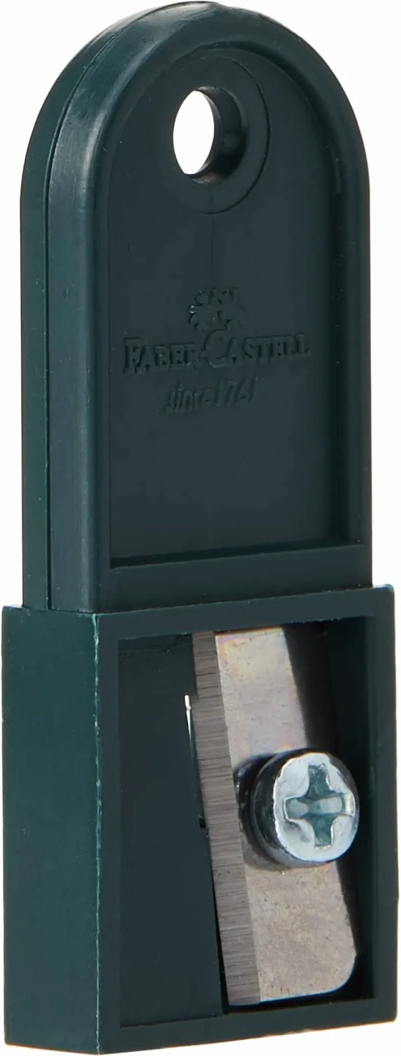 Faber-Castell temperamatite verde scuro