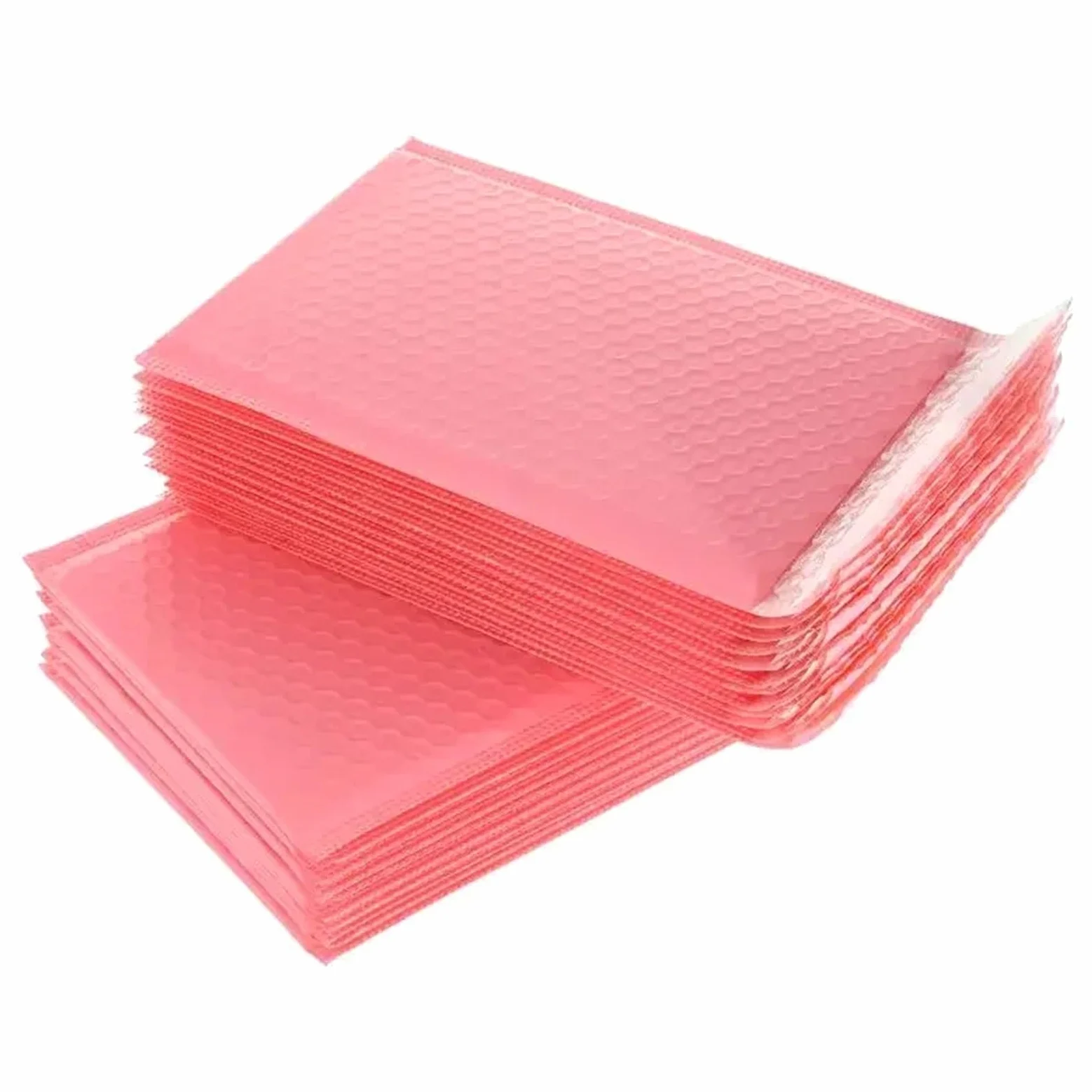 100 pz Bubble Mailer Rosa Poly Buste imbottite con sigillo automatico for libri Rivista Foderato Self Seal per Imballaggio(Blue,13 * 18cm)